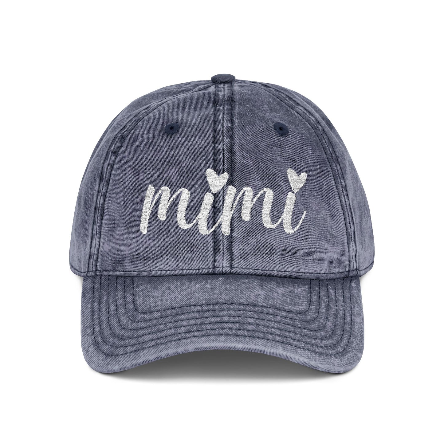 Vintage Cap (Embroidery) - Embroidered MIMI Baseball Cap for Grandmother