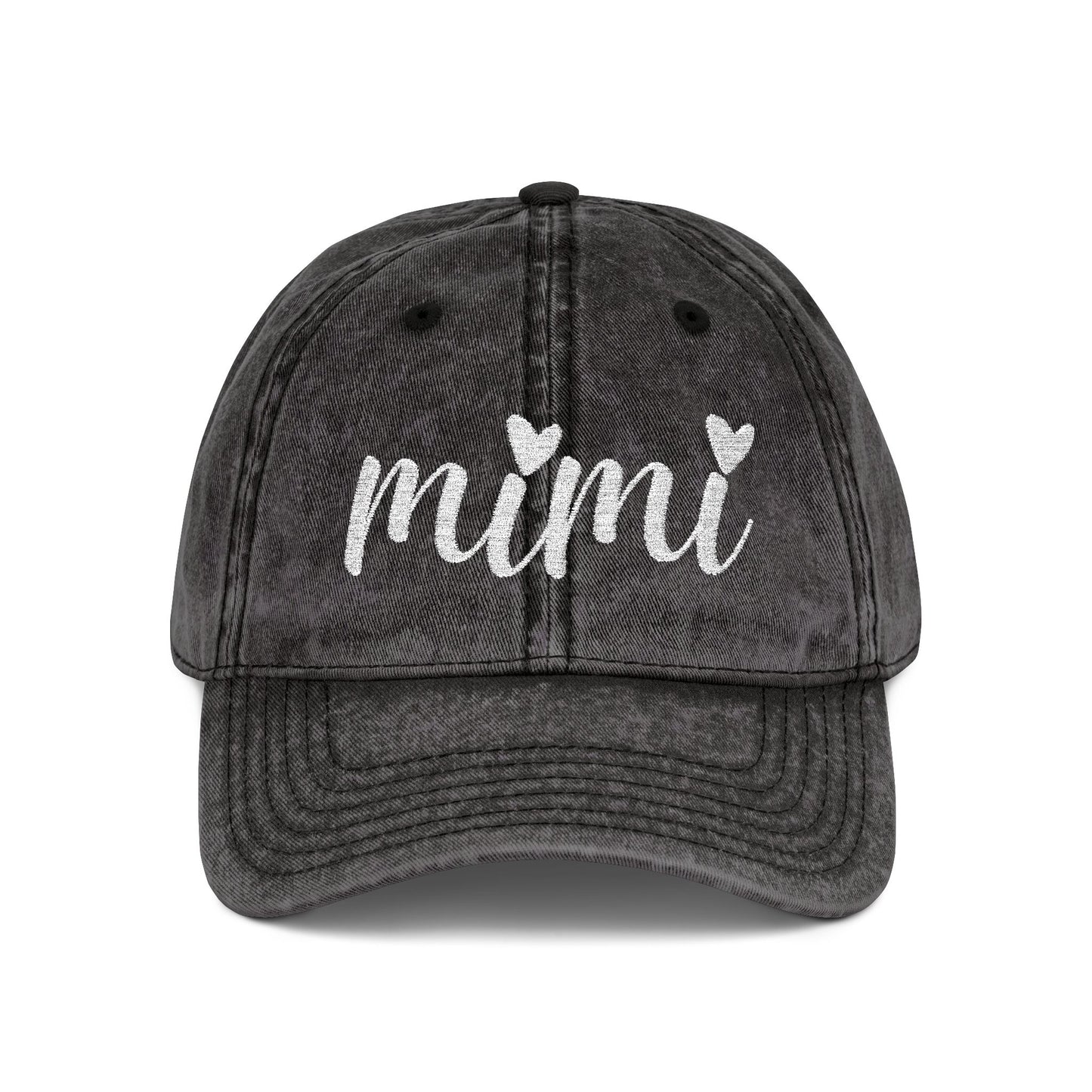 Vintage Cap (Embroidery) - Embroidered MIMI Baseball Cap for Grandmother