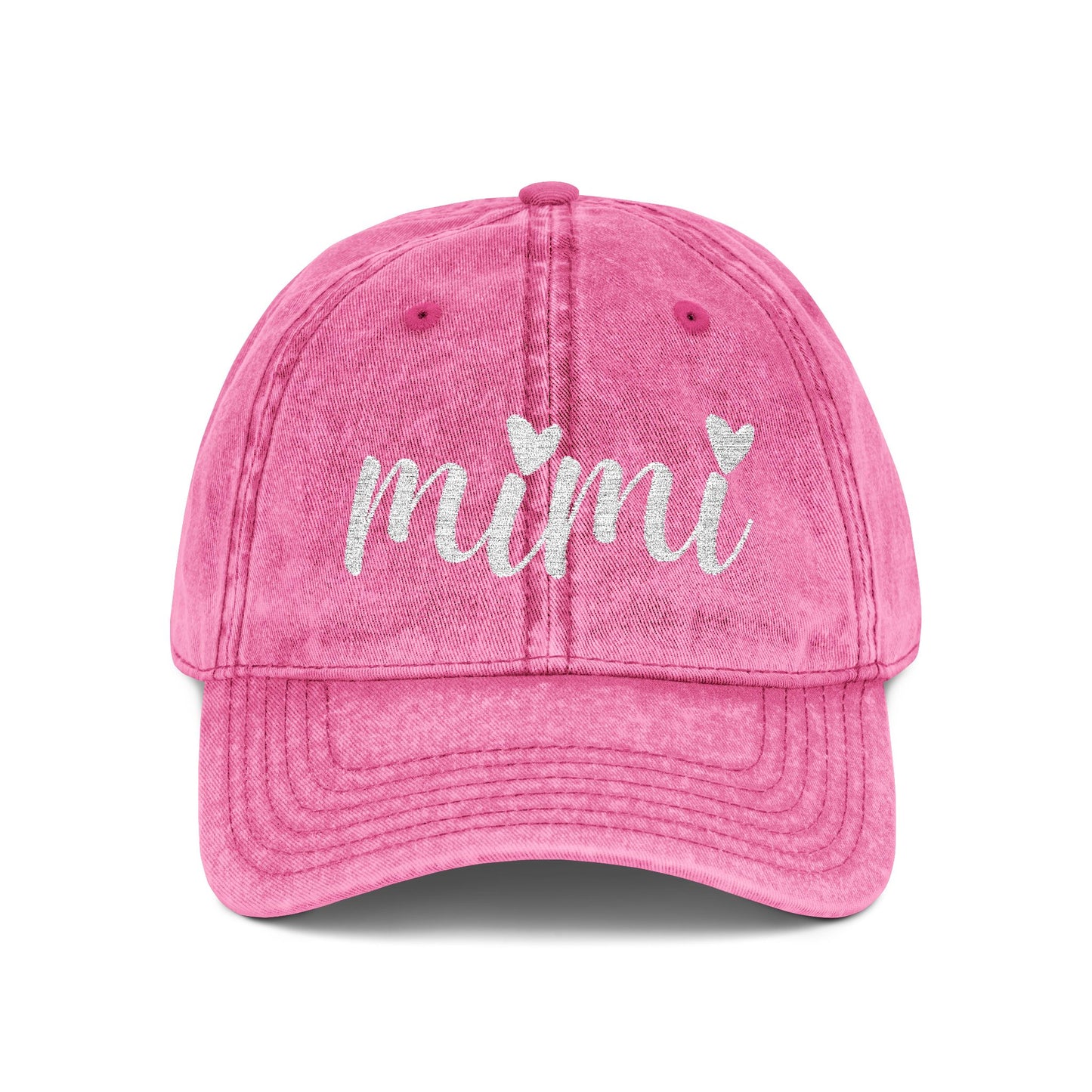 Vintage Cap (Embroidery) - Embroidered MIMI Baseball Cap for Grandmother