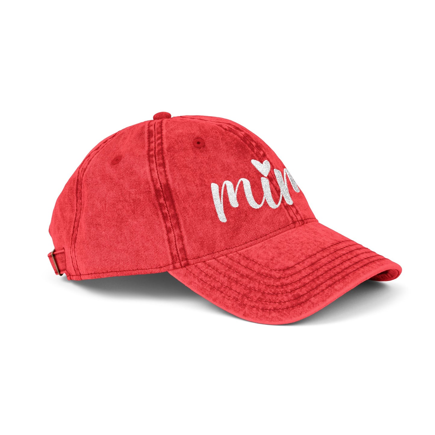 Vintage Cap (Embroidery) - Embroidered MIMI Baseball Cap for Grandmother