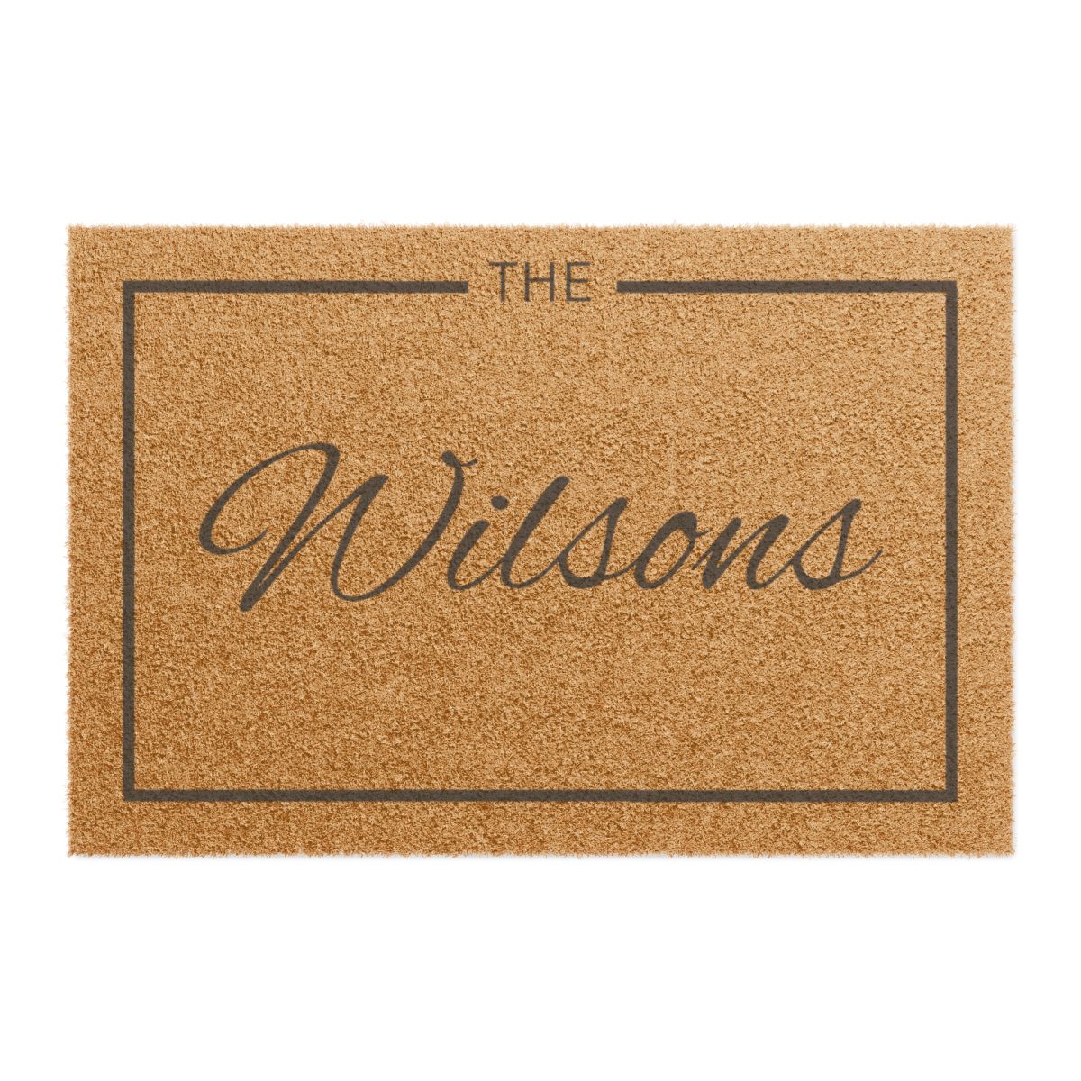 Personalized Doormat with Family Name